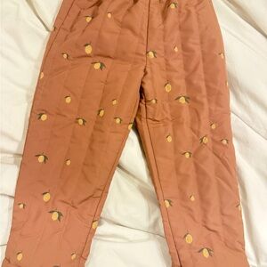 Konges Slojd Dusty Lemon pants, never worn, 4Y